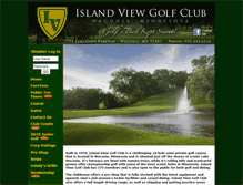 Tablet Screenshot of islandviewgolfclub.com